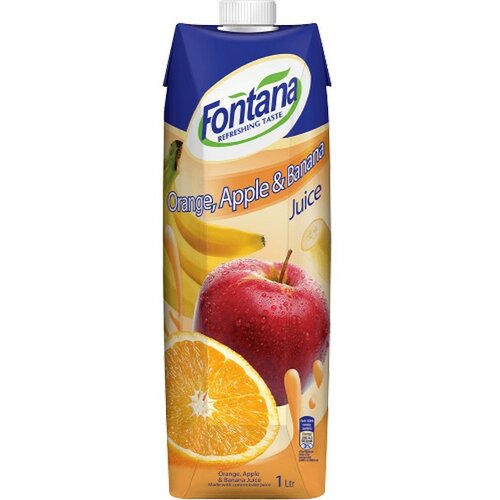 FONTANA voćni nektar od pomorandže, jabuke i banane 1l Cene