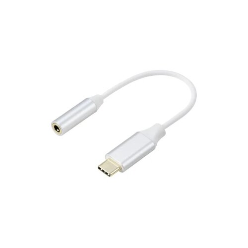Renkforce USB-C®, audio priključni kabel [1x USB-C® - 1x audio, stereo (3.5 mm klinken)] 0.1 m bijela Cijene