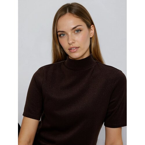 Reserved Bluza s metalnim koncem - tamnosmeđe Cene