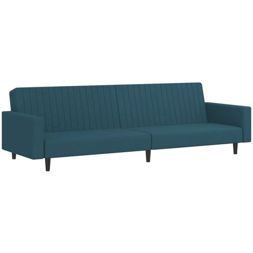 Maison Chic kavč - Sofa - Kanape dvosed z ležiščem moder žamet, (21726450) Cene