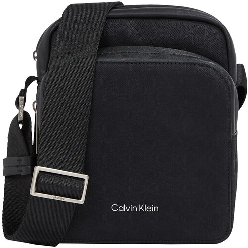 Calvin Klein Torba za čez ramo 'MUST' črna / srebrna Cene