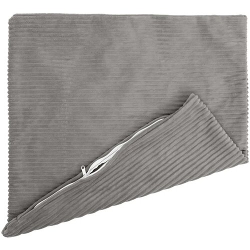  Presvlaka za jastuk 2 pcs HEERLEN Svjetlosiva 80 x 80 cm Kord - Svjetlosiva 80 x 80 cm 2 Cijene