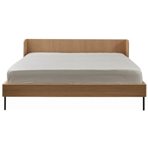 Bonami Selection Bračni krevet u dekoru hrasta 180x200 cm u prirodnoj boji Wrap – Cijene