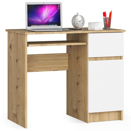 AKORD RAČUNALNIŠKA MIZA PIKSEL ARTISAN / BELO - DESNO, (21702507) Cene