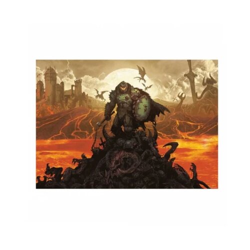 Fanattik DOOM: The Dark Ages Limited Edition A3 Art Print Cene