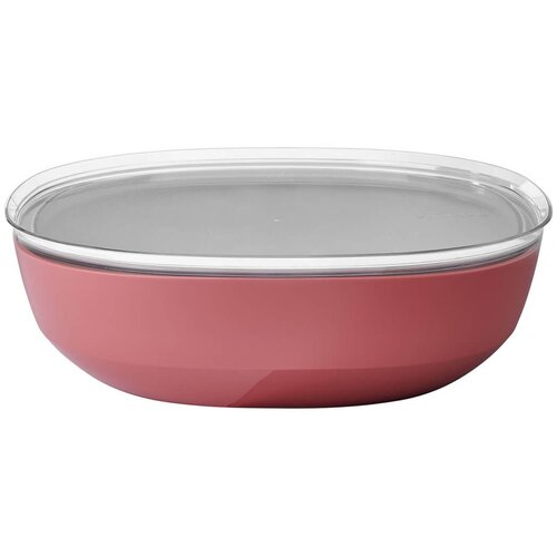 Mepal Skleda za solato s pokrovom Silueta 30x9,2cm / bordo / oglata / plastika, (5000199521) Slike