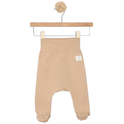 Just kiddin baby otroške dolge hlače s stopali space world beige Cene