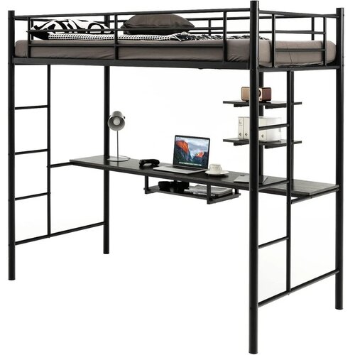  Izdignuti krevet sa radnim stolom 200x90x180cm Cene