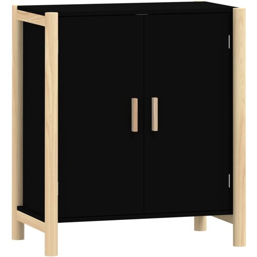 Maison Chic Komoda - Predalnik črna 62x38x70 cm inženirski les, (21716318) Cene