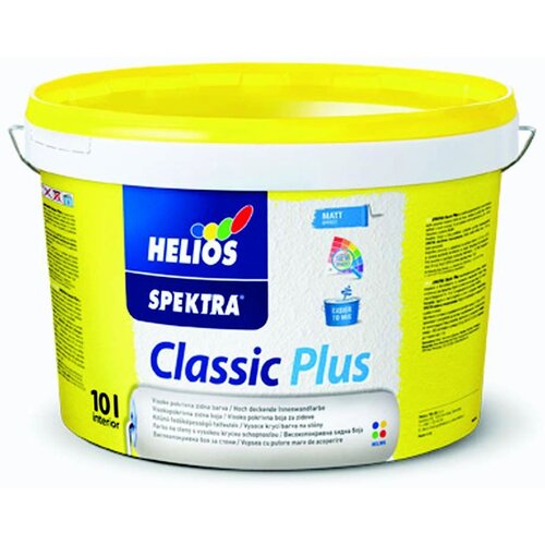 Helios Spektra Notranja disperzijska barva CLASSIC PLUS (barva: bela, 10 l) Slike
