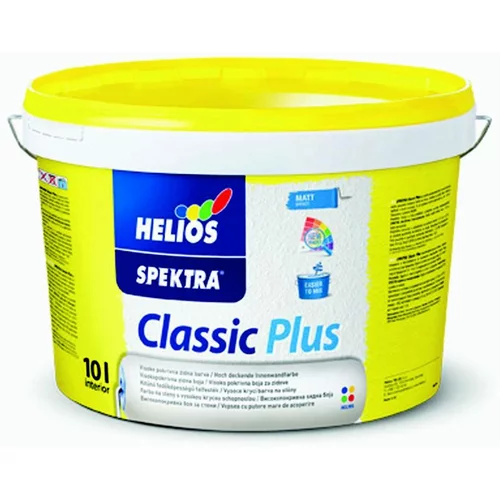HELIOS SPEKTRA Notranja disperzijska barva CLASSIC PLUS (barva: bela, 10 l)