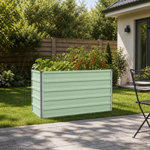  Povi&scaron;eni vrtni krevet Pastelno zelena 100 x 40 x 55 cm - 100 x 40 x 55 cm Pastelno zelena Cijene