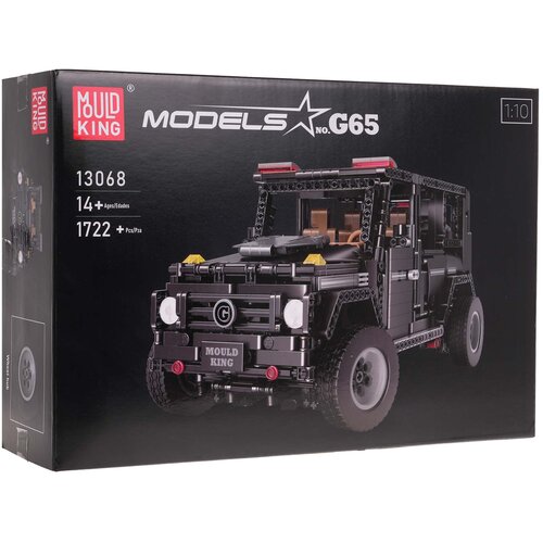  za sestavljanje avtomobila Mould King 1722 elementov - črn Slike