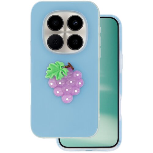Onasi Tutti Frutti 2v1 silikonski ovitek za Xiaomi Redmi Note 15 - moder Cene