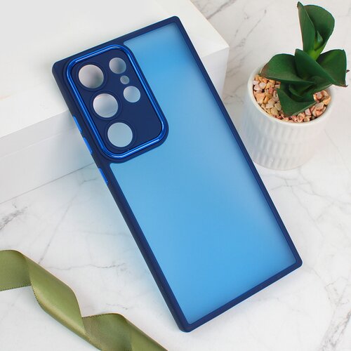 Maska shining camera za S928B galaxy S24 ultra plava Slike