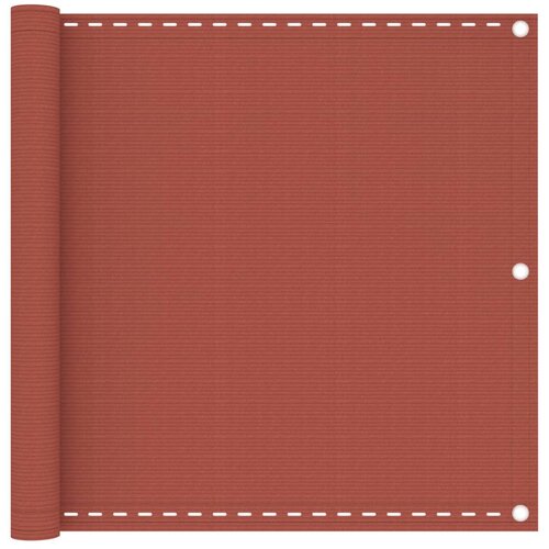 Balkonski zastor terakota 90 x 600 cm HDPE Slike