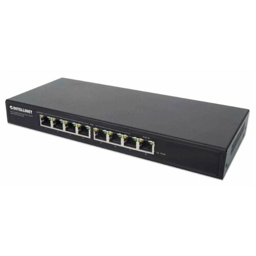 Intellinet 8Port Gbps Ethernet PoE+ Switch saPoE prolazom 90W (neupravljiv) Slike