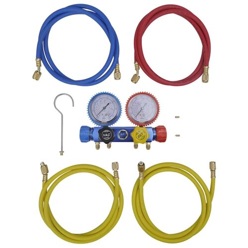  Jednostupanjska vakuumska crpka s 4-smjernim mjeračem tlaka Slike