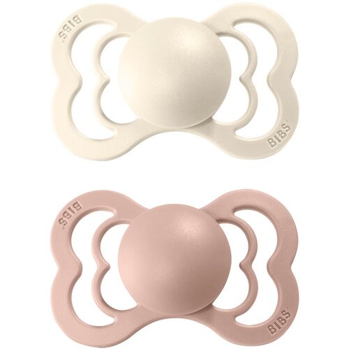 Bibs Supreme Silicone Size 2: 6+ months duda Ivory / Blush 2 kom Cijene