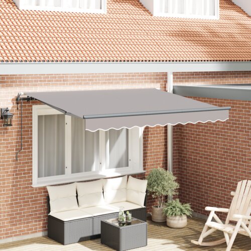  Skrovita tenda Svijetlosiva i Antracit 350x200 cm 350 x 200 cm Cijene