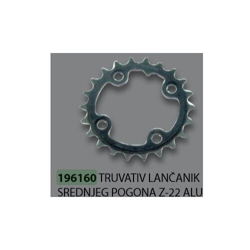 Truvativ Z22 lančanik srednjeg pogona alu ( 196160 ) Cene