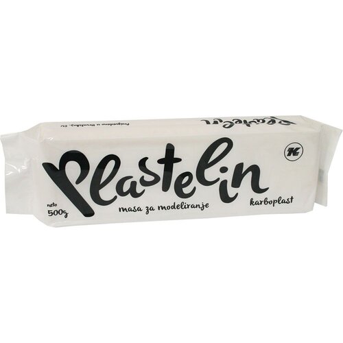 Karbon Plastelin bel, 500 g Cene