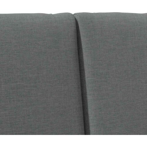  Tapecirani uzglavlje Tamno siva 150 cm Čvrsto borovo drvo Slike