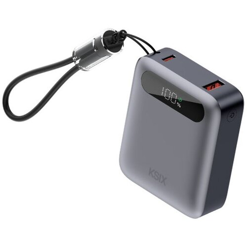 Ksix prijenosna baterija 10000 mAh, 22.5W ultra brzo punjenje, USB-C + USB-A Cijene