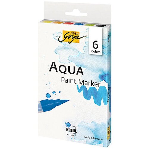  Set akvarel flumastrov Aqua Solo Goya - 6 kom (akvarel flumaster Aqua) Cene
