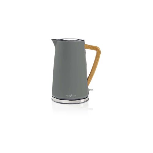 Nedis 1,7L električni čajnik Soft Touch 2200W z regulatorjem Strix, Siva, (5000071229) Cene
