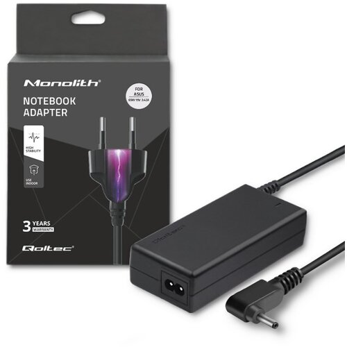 Qoltec 51510.65W power adapter/inverter Indoor Black Slike