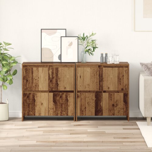  Stranske omare 2 pcs Star les 70 x 41 x 75 cm Konstruiran les, (5000217324) Cene