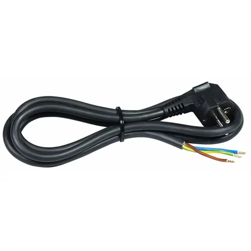 Commel priključni kabel H05RR-F3X2,5 (crne boje, 2 m)