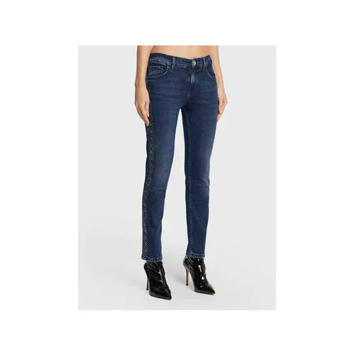 Liu Jo Jeans hlače UF2150 DS015 Mornarsko modra Skinny Fit