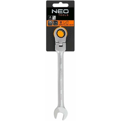 Neo Tools ključ brzi sa zglobom 10mm Slike