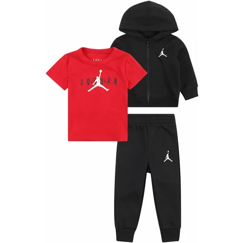 Jordan Komplet crvena / crna / bijela