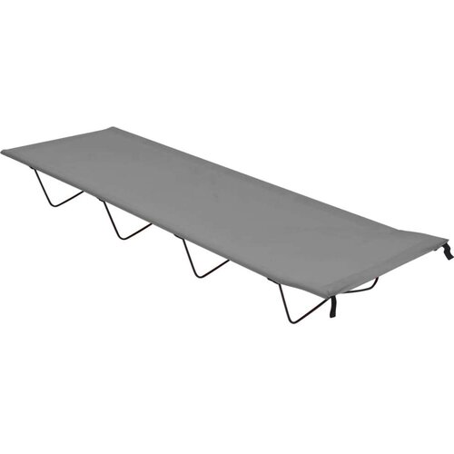  Kreveti za kampiranje 2 kom 180x60x19 cm tkanina i čelik sivi Slike