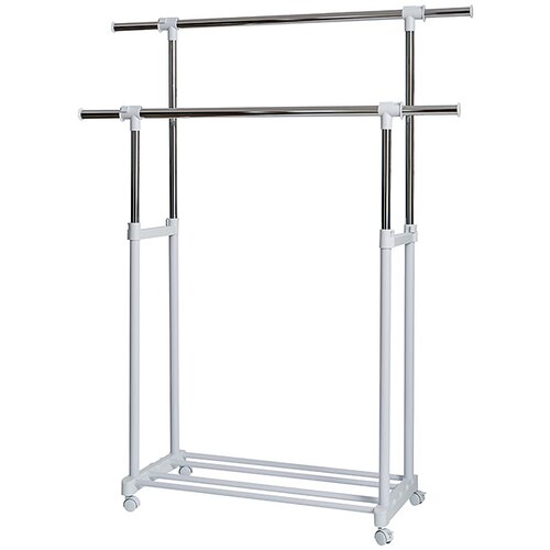 REGALUX stojalo za obleke xxl (na kolescih, 44 x 134 cm, nastavljiva višina: 95–169 cm, nosilnost: 30 kg) Cene