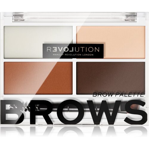 Revolution Relove colour cult brows paletka za obrvi 3,2 g odtenek medium za ženske Cene