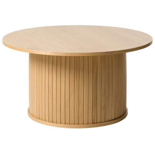 Unique Furniture Okrugli stolić u dekoru hrasta u prirodnoj boji ø 90 cm Nola - Cijene