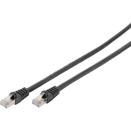 Digitus DB-160144-030-S RJ45 omrežni kabel\, Patch kabel CAT 6 S/FTP 3.00 m črna brez halogena\, zviti pari 1 kos, (20418083) Cene