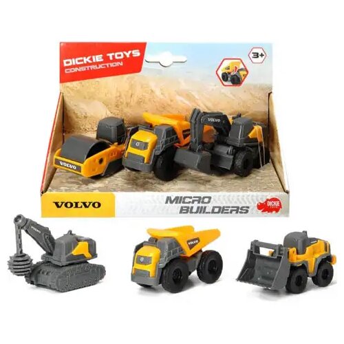 Simba Toys Volvo strojevi set od 3kom - dvije vrste - Dickie Toys Slike
