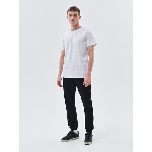 Cropp mu&amp;scaron;ke jogger hlače od trapera - Crna 2283K-99J Slike