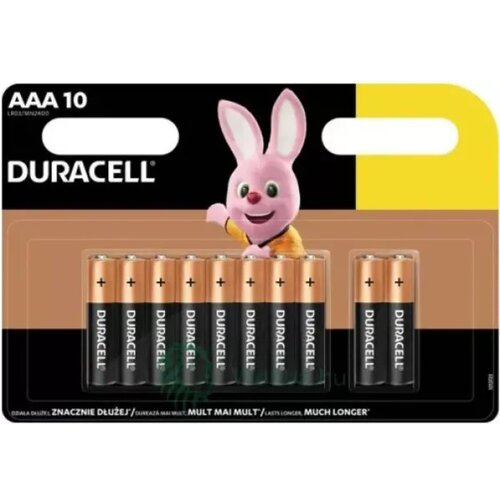 Duracell Duracell&amp;nbsp;Alkalne baterije Basic nova AAA 10 pack Slike