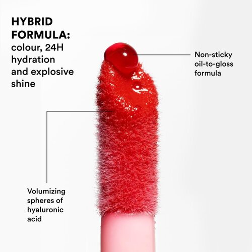 3INA The Color Lip Oil vlažilno olje za ustnice odtenek 100 - Crystal clear 4 ml Slike