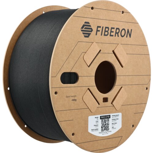 Polymaker Fiberon&amp;trade; PA612-CF15 Black - 1,75 mm / 3000 g Slike