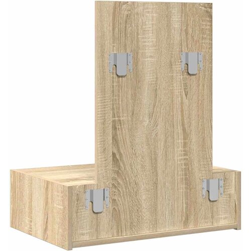  Toaletni stol Smeđa 60 x 40 x 70 cm Konstruirano drvo Slike