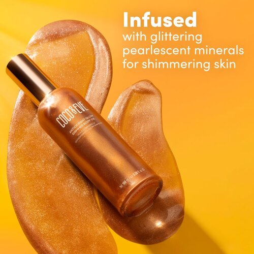 Coco &amp;amp; Eve Sunny Honey Antioxidant Glow Shimmer Body Oil posvetlitveno olje za telo 100 ml Slike
