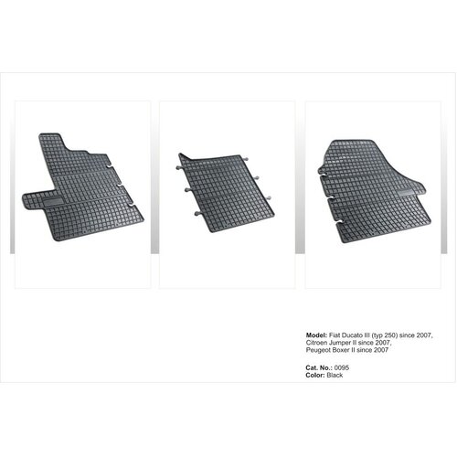 FROGUM Tipske patosnice za Fiat Ducato 3 / Peugeot Boxer 2 / Citroen Jumper 2 (2006+) Cene