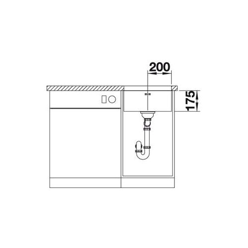 Blanco supra 400-U inox plemeniti čelik, 430x430/175mm Slike